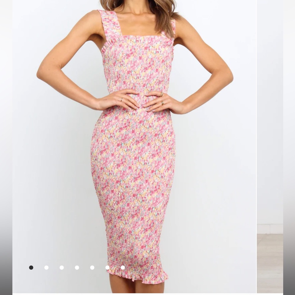 Petal & Pup Smocked Floral Dress